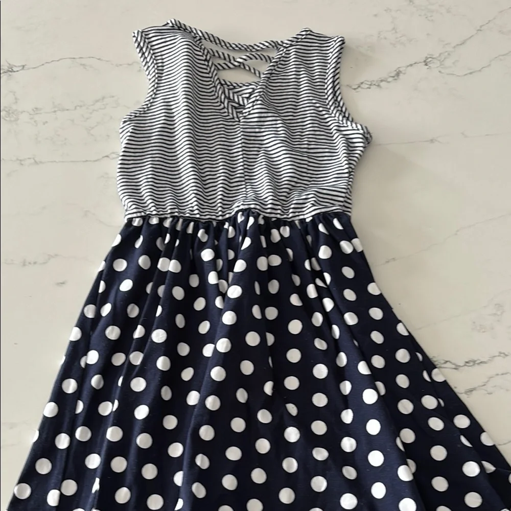 Lily Bleu White and Blue Casual Sundress